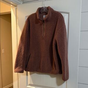 Daily Ritual Mauv Sherpa Jacket